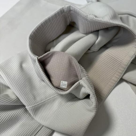 Lululemon Brushed Softstreme Ribbed Zip Flared Pant 32.5" - Picture 4 of 8